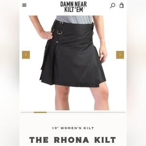 Women's Rhona Utility Kilt Size L